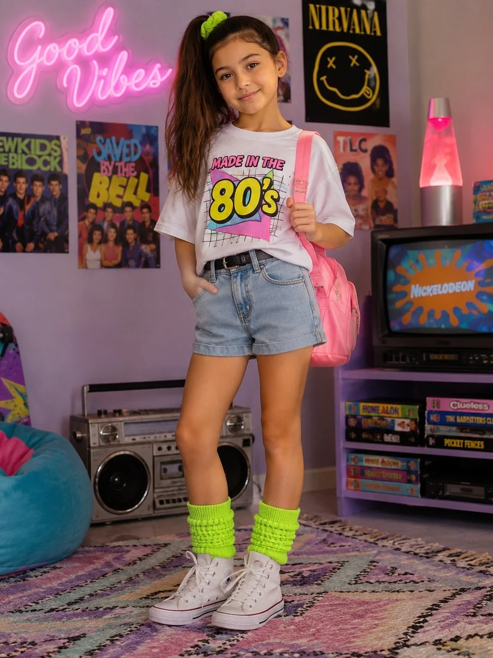 Girls Slouchy Socks- Asst. Colors And Sizes